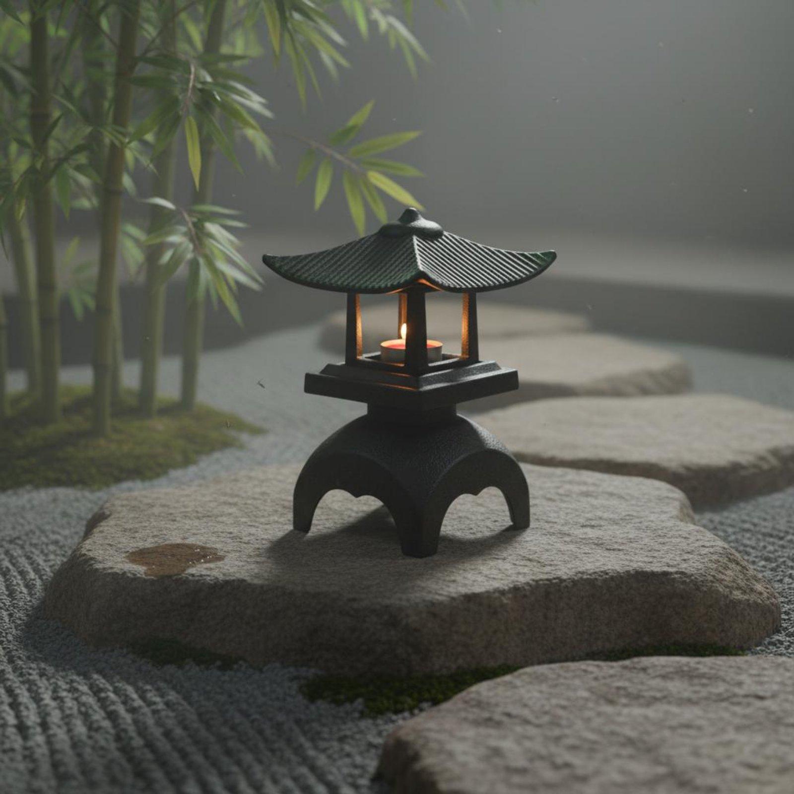 Candle Holder Decor - فانوس أنيق من الحديد الزهر، حامل