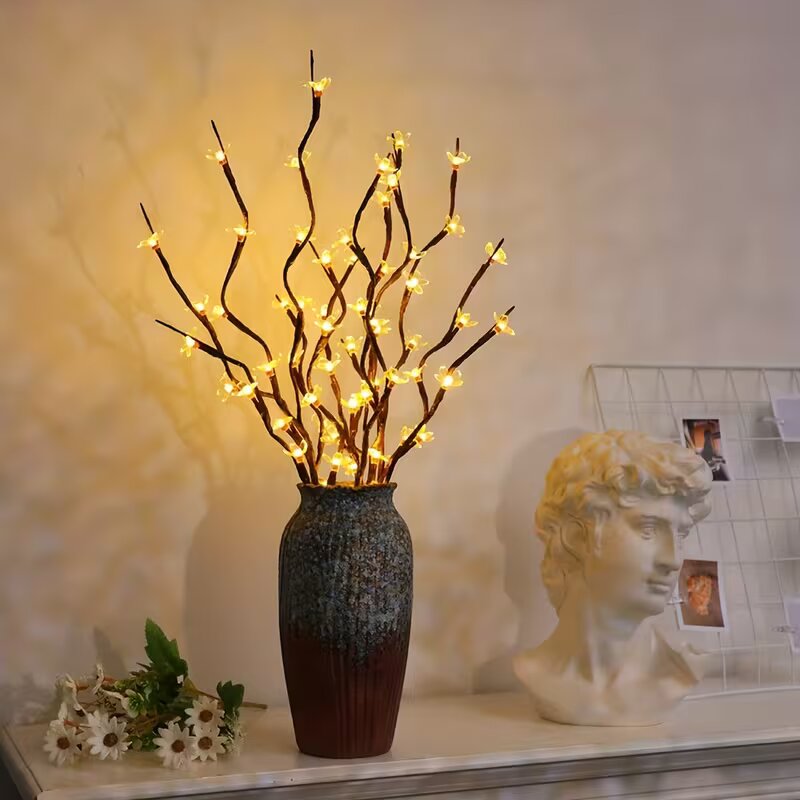 Vase Decor - 1/2 قطعة إضاءة على شكل فروع