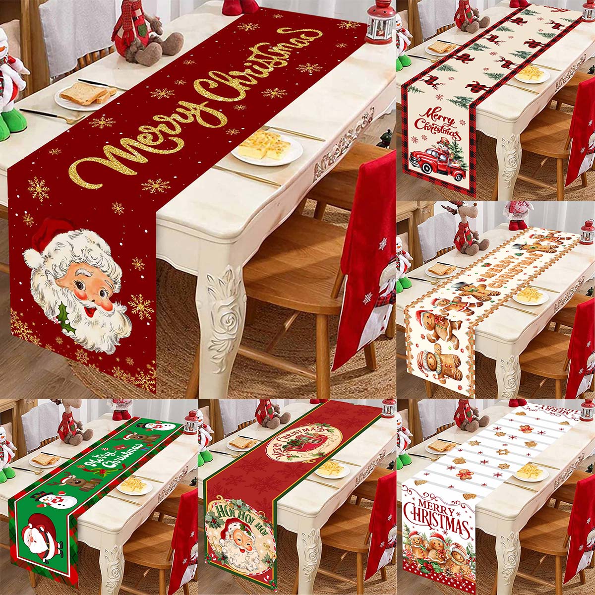 عيد الميلاد سانتا كلوز البوليس - مراجعة Table Runner وسعره